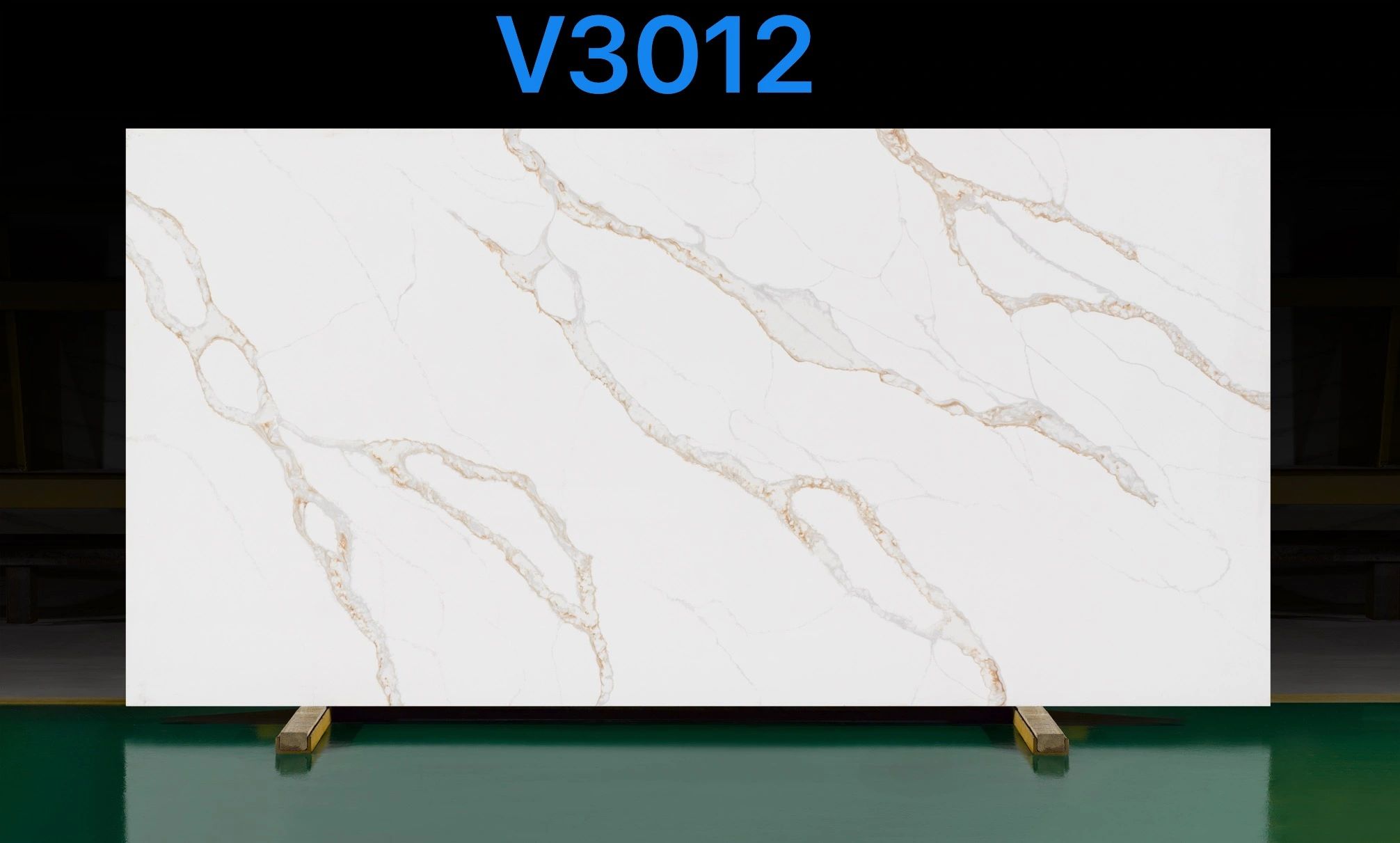 Quartz countertop slab