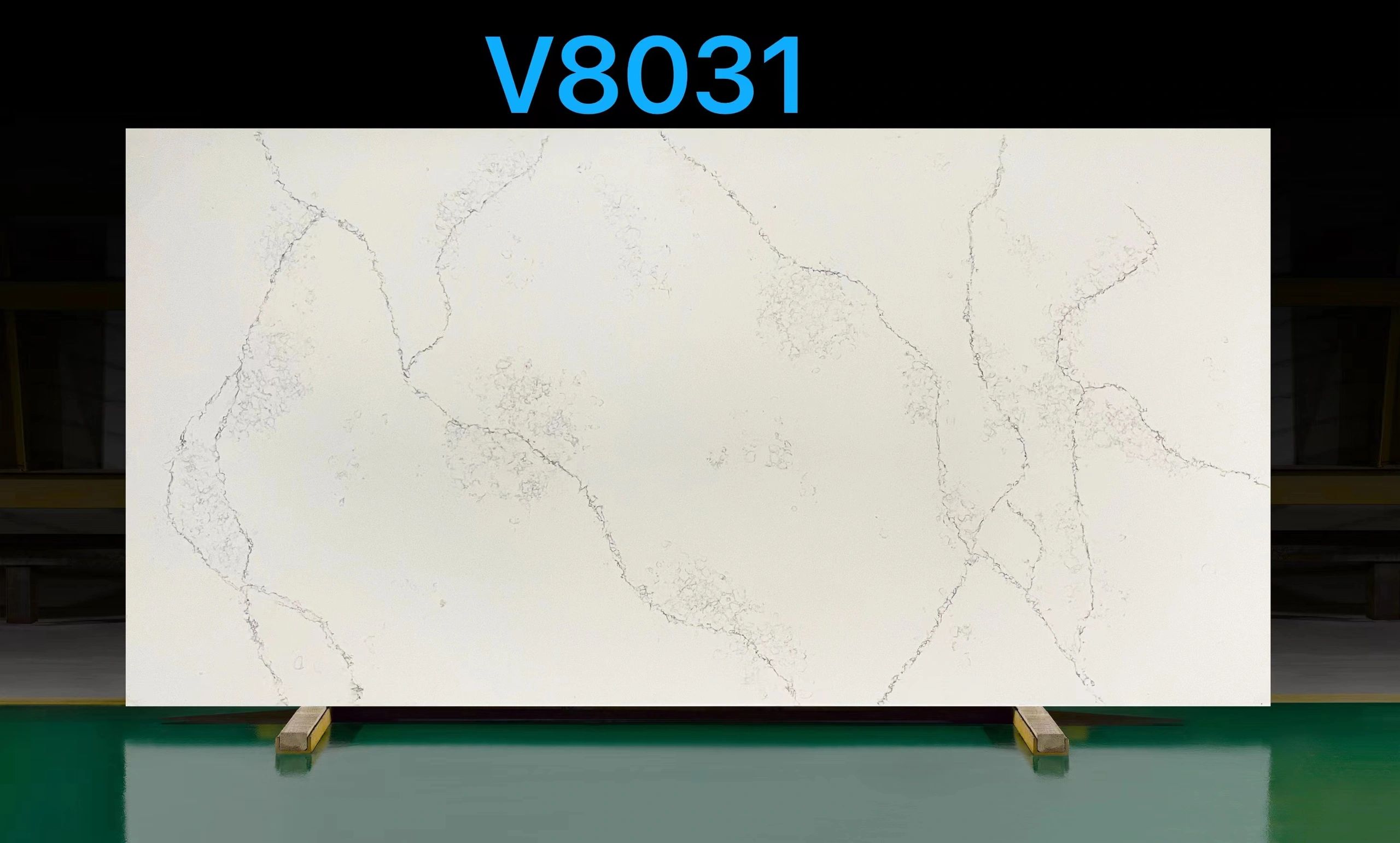 Quartz countertop slab