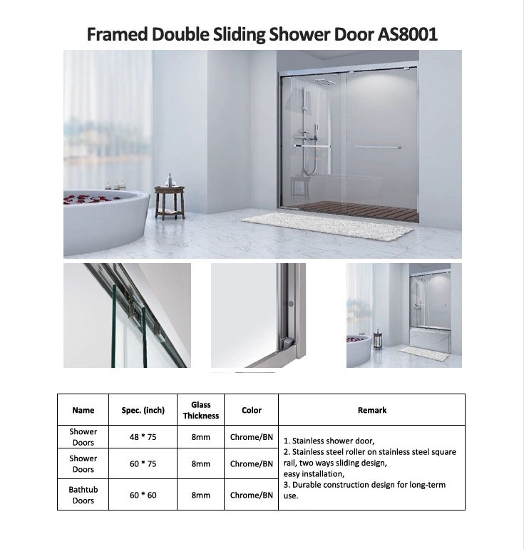 Shower door design