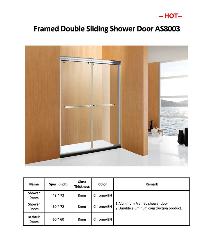 Shower door design
