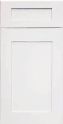 White Shaker cabinet door