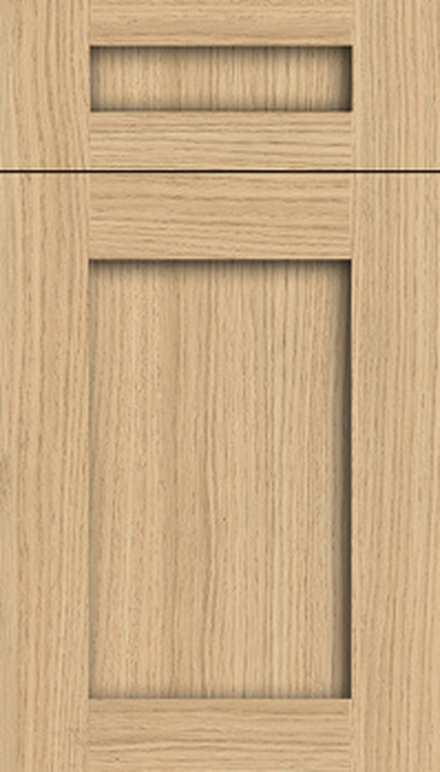 Modern Oak Shaker frameless door